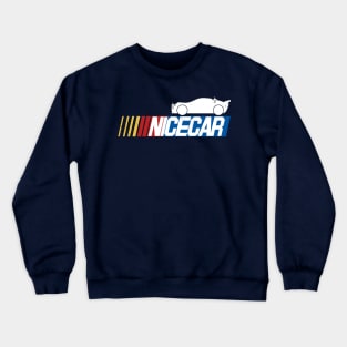 Car Racing Logo Parody For Drivers Race Cars and Car Lovers Crewneck Sweatshirt